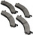 R/M BRAKES EHT909H BRAKE PAD SET