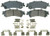 WAGNER BRAKE ZD792A CERAMIC BRAKE PADS