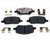 R/M BRAKES EHT1093H BRAKE PAD SET
