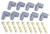 MSD CO. 8851 BOOTS CHV PLUG WIRE RETNR