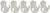 DORMAN 800006 RETAINING CLIP GM