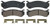 WAGNER BRAKE ZD785 CERAMIC BRAKE PADS