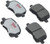 R/M BRAKES EHT741H BRAKE PAD SET