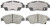 R/M BRAKES MGD948CH BRAKE PAD SET