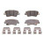 WAGNER BRAKE OEX1445 CERAMIC DISC PAD SET