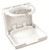 JR PRODUCTS 45624 ADJUSTABLE CUP HLDR  WHT