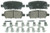 WAGNER BRAKE ZD905 NAO BRAKE PADS