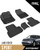 3D MATS/U-AC R02101509 3D KAGU FLOOR MAT 2 ROW SET BLACK