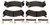 R/M BRAKES MGD785MH BRAKE PAD SET