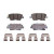 WAGNER BRAKE OEX1544 CERAMIC DISC PAD SET