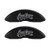 MGP CALIPER 34218SMGPR SET OF 4 CALIPER COVERS  ENGRAVED F