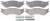 R/M BRAKES PGD842M BRAKE PADS