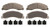 WAGNER BRAKE MX1328 SEMI-MET DISC PAD SET