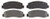 R/M BRAKES PGD1069M MET PADS