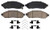WAGNER BRAKE ZD1548 CERAMIC BRAKE PADS
