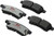 R/M BRAKES EHT1100H BRAKE PAD SET