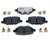 R/M BRAKES EHT1377H BRAKE PAD SET