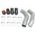 BANKS 25995 BOOST TUBE SYSTEM  RAW TUBES  2013-