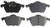 R/M BRAKES MGD840M BRAKE PAD SET