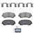 WAGNER BRAKE ZD1737 CERAMIC BRAKE PADS