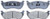 R/M BRAKES MGD881CH BRAKE PAD SET