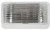 ARCON 20672 LED PORCH LIGHT BWHT CLR LENS