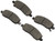 R/M BRAKES MGD1172CH BRAKE PAD SET