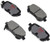 R/M BRAKES EHT1326H BRAKE PAD SET