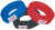 G-FORCE 4122LRGBK Neck Support: G Force SFI Helmet Support; large; black