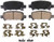 WAGNER BRAKE ZD770 CERAMIC BRAKE PADS