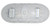 VALTERRA LLC 65430WW SLIM LINE DOUBLE DOME LED