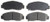 R/M BRAKES MGD959CH BRAKE PAD SET