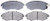 R/M BRAKES SGD700M DISC BRAKE PADS