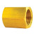 AGS COMPANY SOLUTIONS LLC AKBLU-5 5/16 1/2-20 Inverted BrassBrake Line Union (10Pk)