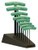 Bondhus BND33034 Set of 8 Star T-handles, Graduated Lengths, sizes T9-T40