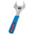Channellock CHA8SWCB Slim Jaw Adjustable Wrench, WideAzz Jaw Opening of 1-1/2" and Code Blue Grip for Comfort, 8"