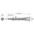Ajax Tool Works AJXA955 Pneumatic Bit, Wide Chisel and Scraper, .498 Shank Turn Type, 1-5/16" Wide, Length 7"