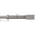 Ajax Tool Works AJXA959 Pneumatic Bit, Double Blade Panel Cutter, .498 Shank Turn Type, Length 6-7/8"