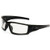 Uvex UVXS2940HS Hypershock Safety Glasses Black Frame Clear Hydroshield Anti-Fog Lens