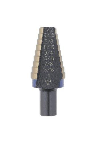 Vise Grip VGP10220CB Vise Grip Tools 10220CB Unibit 1/16-Inch Hole Enlarging 8-Steps Cobalt Step Drill Bit