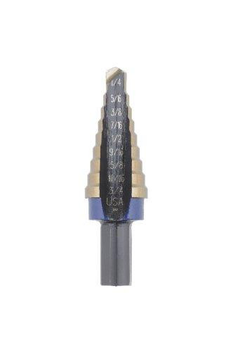 Vise Grip VGP10233CB Vise Grip Tools 10233CB Unibit 1/16-Inch 9-Steps Cobalt Step Drill Bit