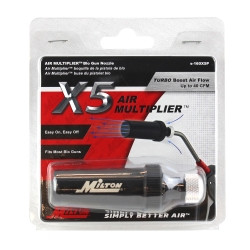 Milton Industries MILS-160X5P Milton High Flow Venturi Air Multiplier Blow Gun Nozzle