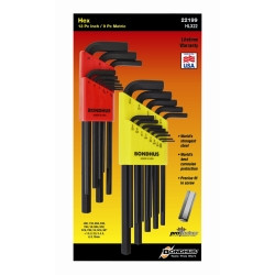 Bondhus BND22199 Inch/Metric Hex L-wrench Double Pack - 12199 & 12137