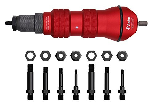 Astro Pneumatic ASTADN38 XL Rivet Nut Drill Adapter Kit - 3/8" Capacity