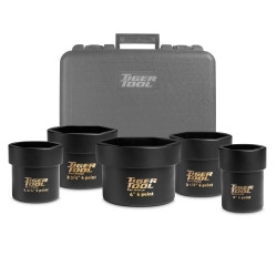 Tiger Tool TIG18200 6 POINT AXLE NUT SOCKET SET