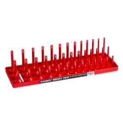 Hansen Global HNE38013 Hansen 3/8 inch Socket Tray Organizer Holder 3 Row Standard SAE Shallow, Deep USA