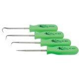 K Tool International KTI70075 PICK SET 4 PC. NEON GREEN