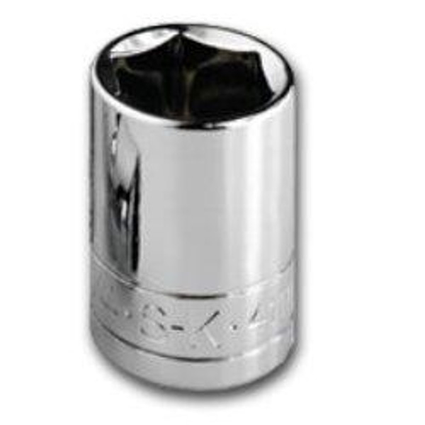 SK Hand Tool SKT40315 40315 12 Point 15mm Standard Drive Socket, 1/2-Inch, Chrome