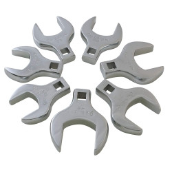 7 Pc.1/2 Dr. Metric Jumbo Crowfoot Wrench Set