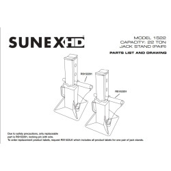 LOCKING PIN W/WIRE (EACH) / 22T JACK STANDS